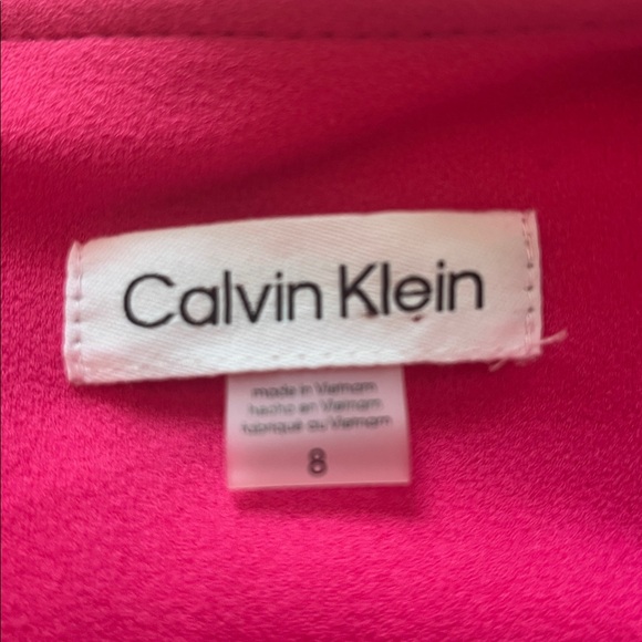 NWT Calvin Klein Neck Bow Dress - Picture 9 of 11